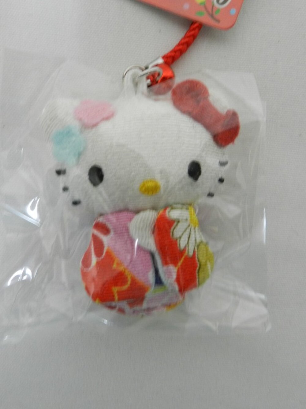 Sanrio Hello Kitty 3D phone purse Charm Kimono Japan Limited Fabric NEW NWT - Picture 3 of 12